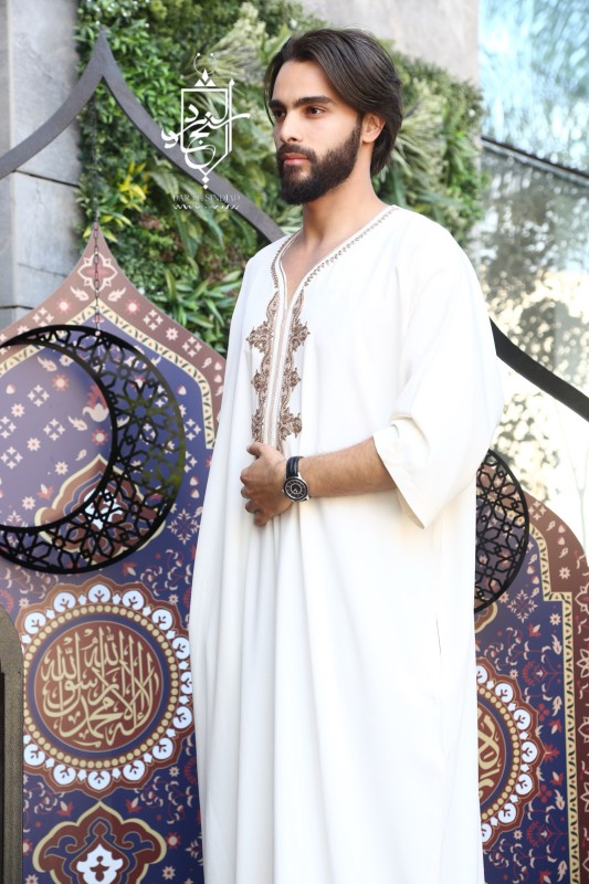 Qamis Saqr Blanc