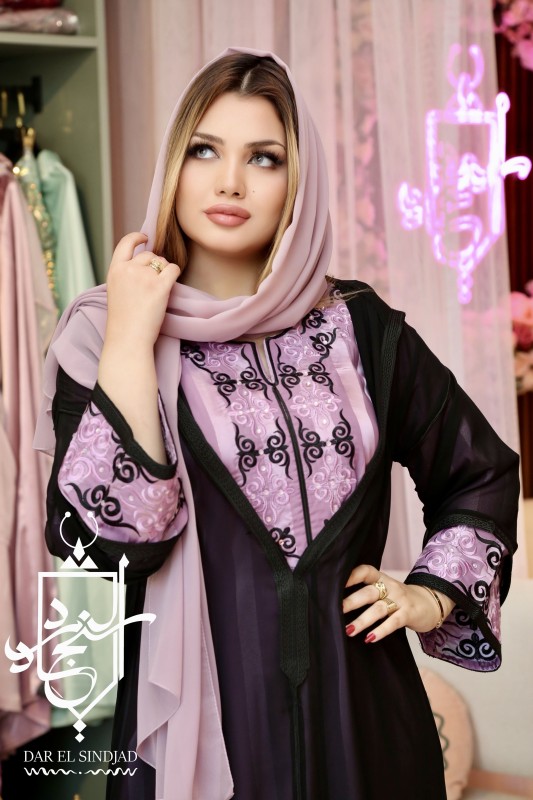Djellaba Jawaher violet