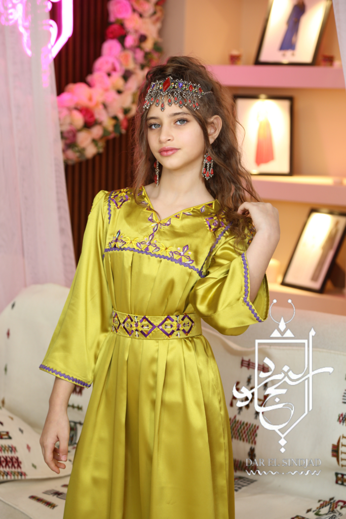 Robe Tanireth Vert fille