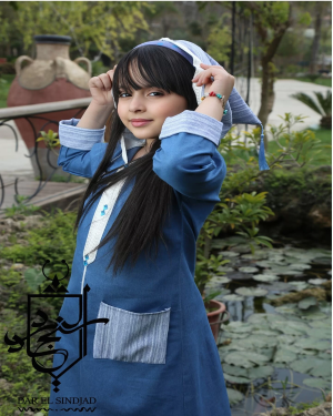 Jalaba Fillette Bleu