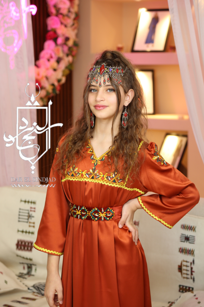 Robe Tanireth Orange fille