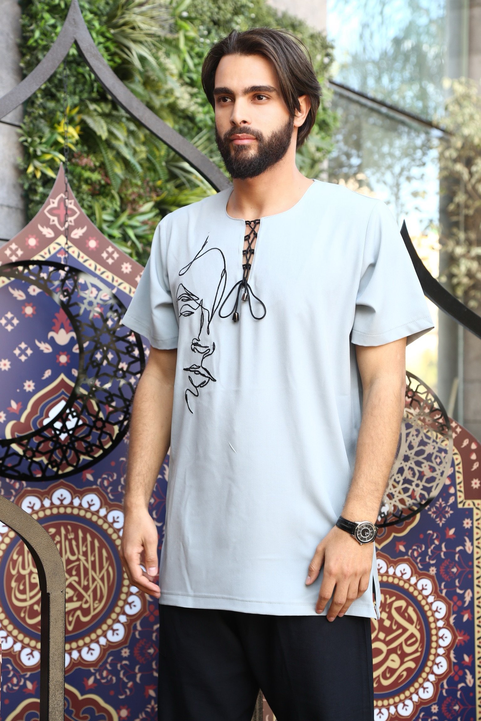 Ensemble visage bleu – Image 3