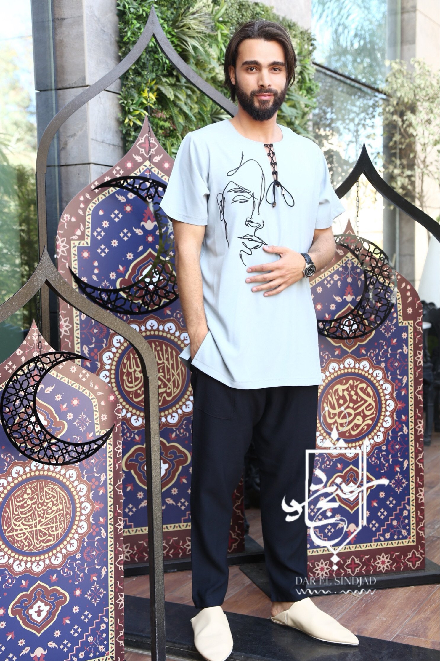 Ensemble visage bleu – Image 2