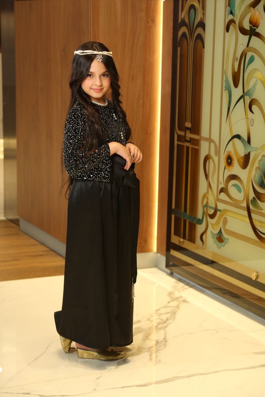 Caftan yakouta fille noir – Image 4