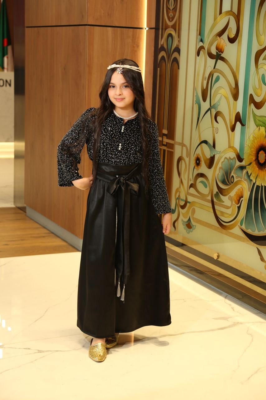 Caftan yakouta fille noir