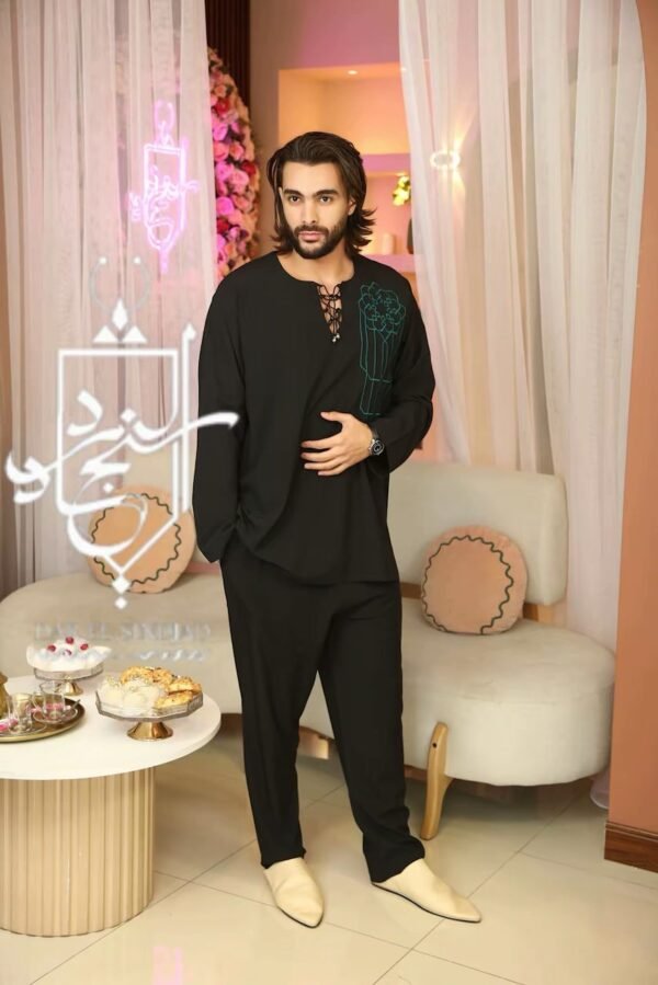 ENSEMBLE DJOUD NOIR & VERT